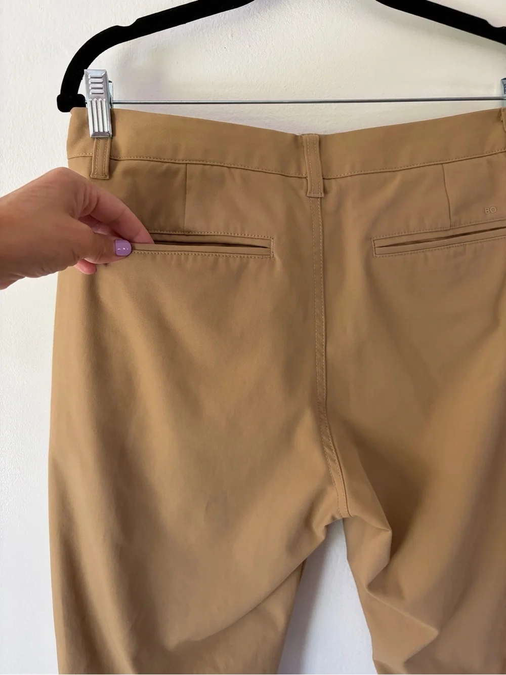 Bonobos Highland Tour Flat Front Tapered Golf Pants In‎ Khaki Size W32xL30